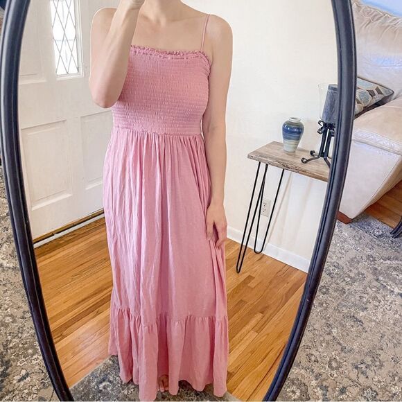 Daily Practice By Anthropologie Flounced Maxi Dress XS - Picture 1 of 7